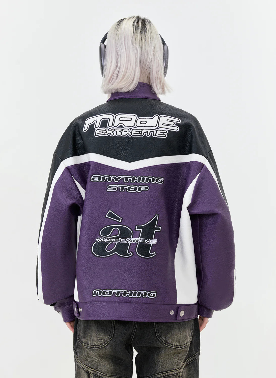 “Stop @ Nothing” Moto Jacket
