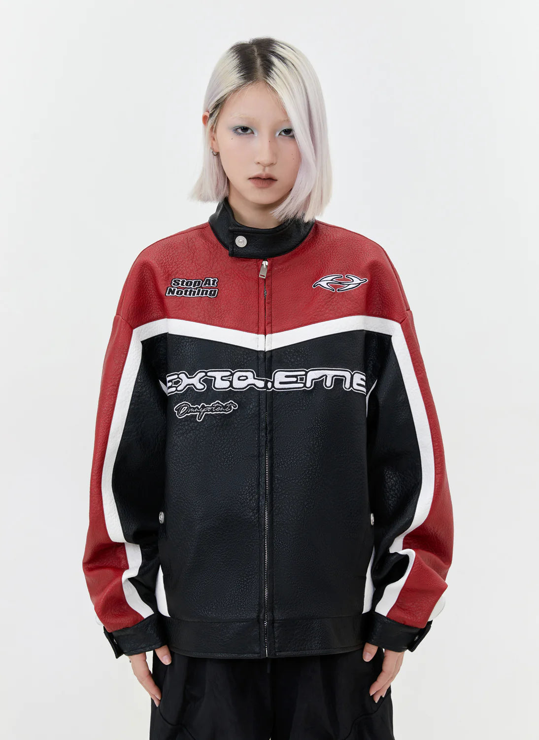 “Stop @ Nothing” Moto Jacket