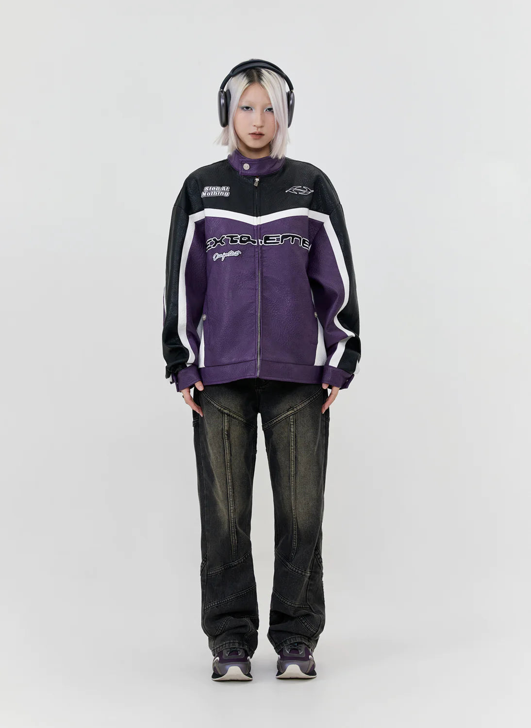 “Stop @ Nothing” Moto Jacket